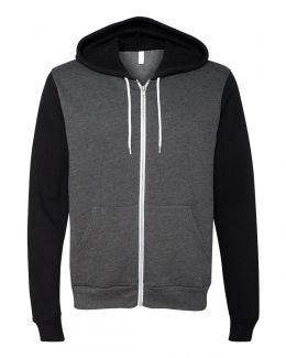 BELLA + CANVAS-Unisex Sponge Fleece Full-Zip Hoodie-3739